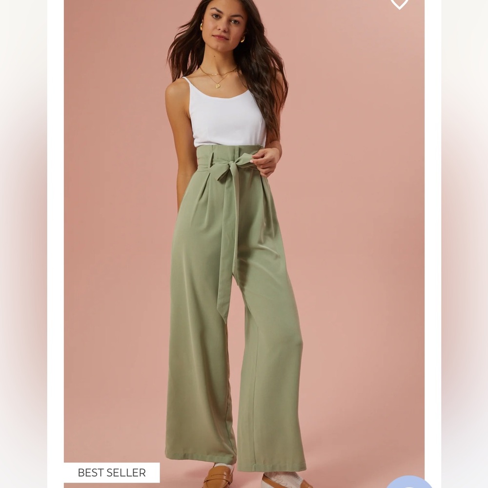 Altar’d State Tori Tie Waist Jumpsuit
